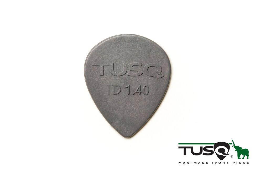 Graph Tech Tusq Picks Teardrop 1.40mm Deep Tone Gray 72 pieces bulk PQP-0514-G72