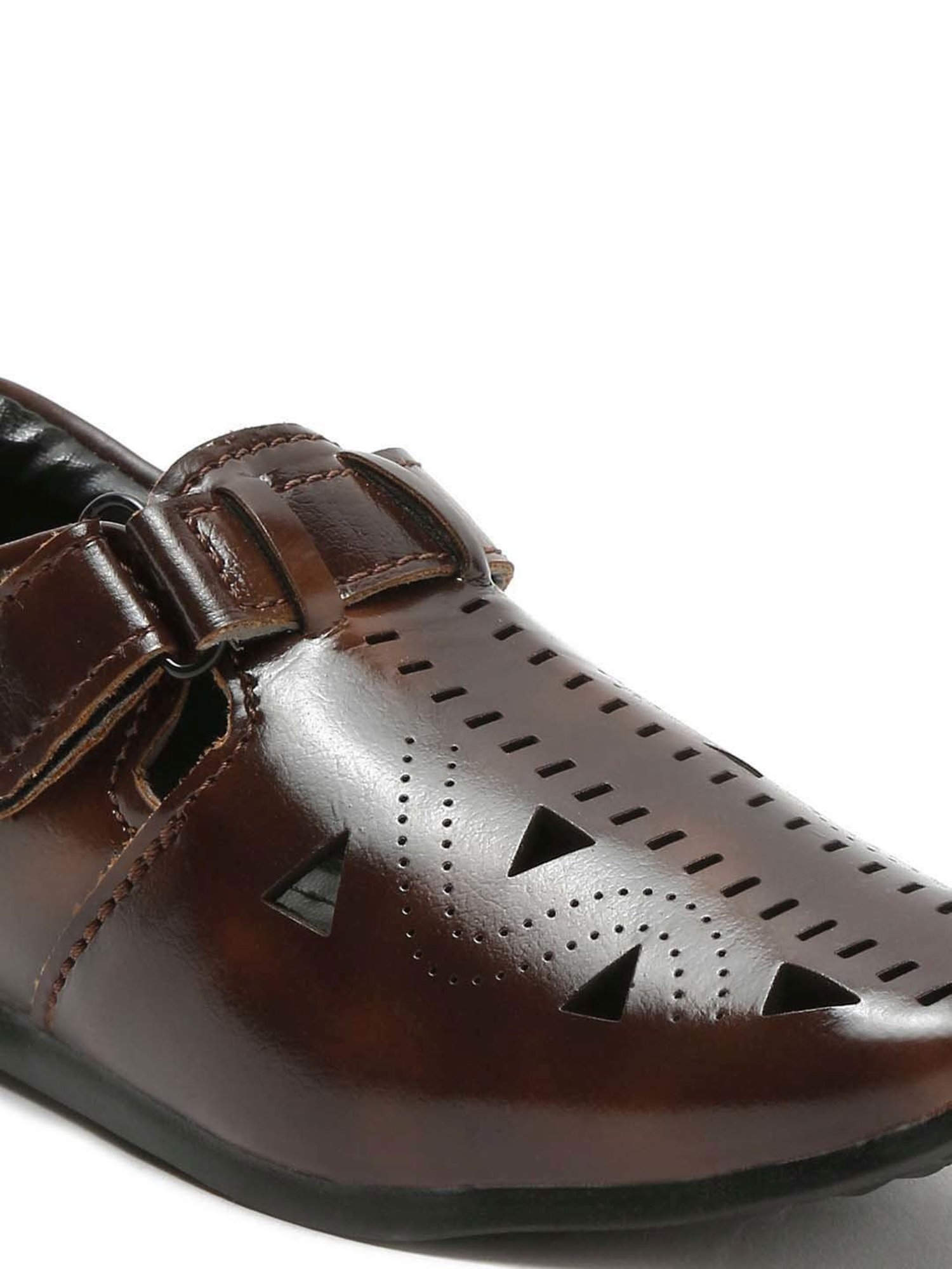 Tiny Bugs Kids Brown Casual Sandals