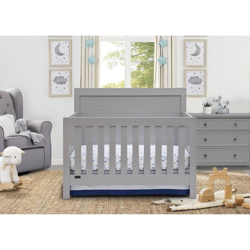 Simmons Kids' SlumberTime Rowen 4-in-1 Convertible Baby Crib - Gray