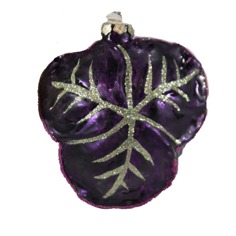 Holiday Ornament 4.25" Purple Cabbage Vegetable Fruit Slaw Salad Chef  -  Tree Ornaments