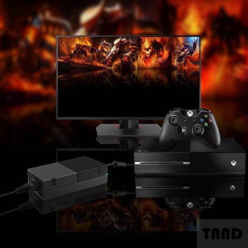 Xbox one power brick with cable, [upgraded version] UK or AC adapter replacement charger is suitable for Xbox One console with 110-220 V voltage  US Plug