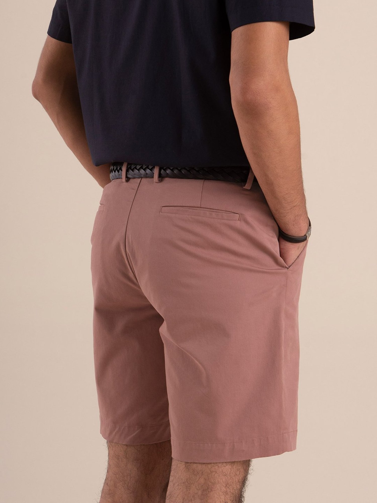 ANDAMEN Pink Regular Fit Shorts