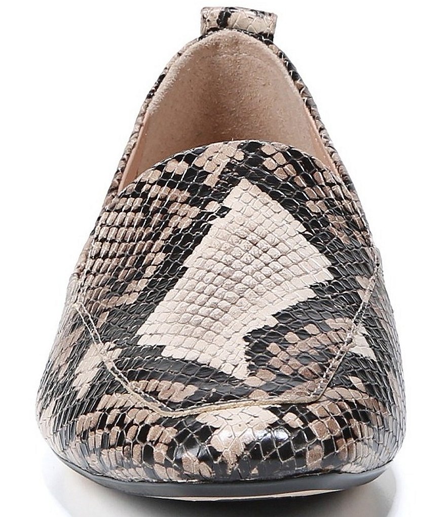 Trotters Harlow Lizard Patent Suede Leather Slip-Ons