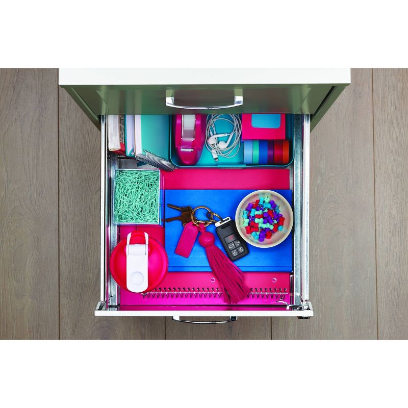 Hirsh Industries Space Solutions File Cabinet on Wheels 2 Drawer - Pearl White