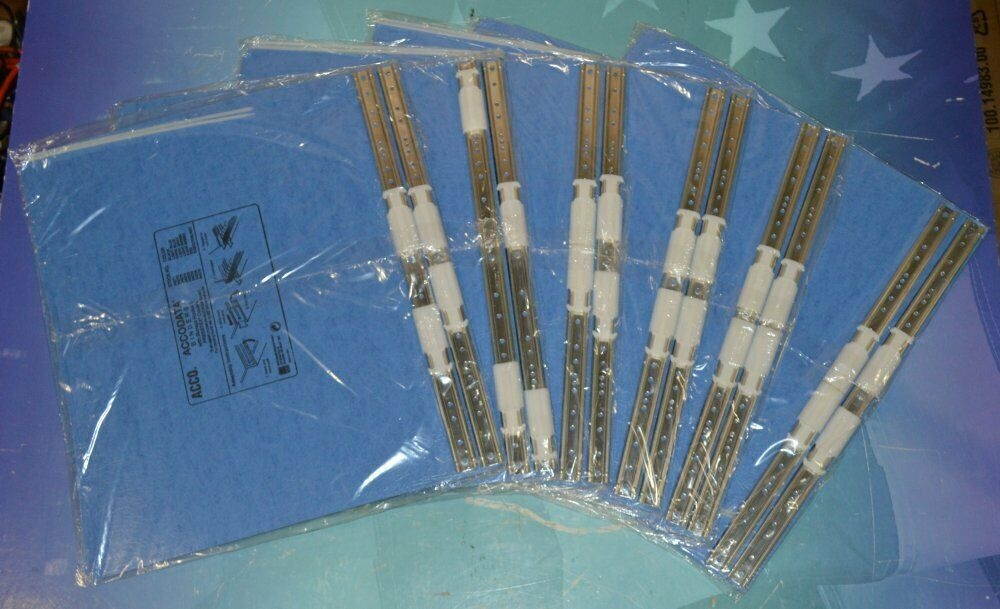 Acco AccoData Binders w/ Storage Hooks & Pressetex Covers 54072 Lot of 6