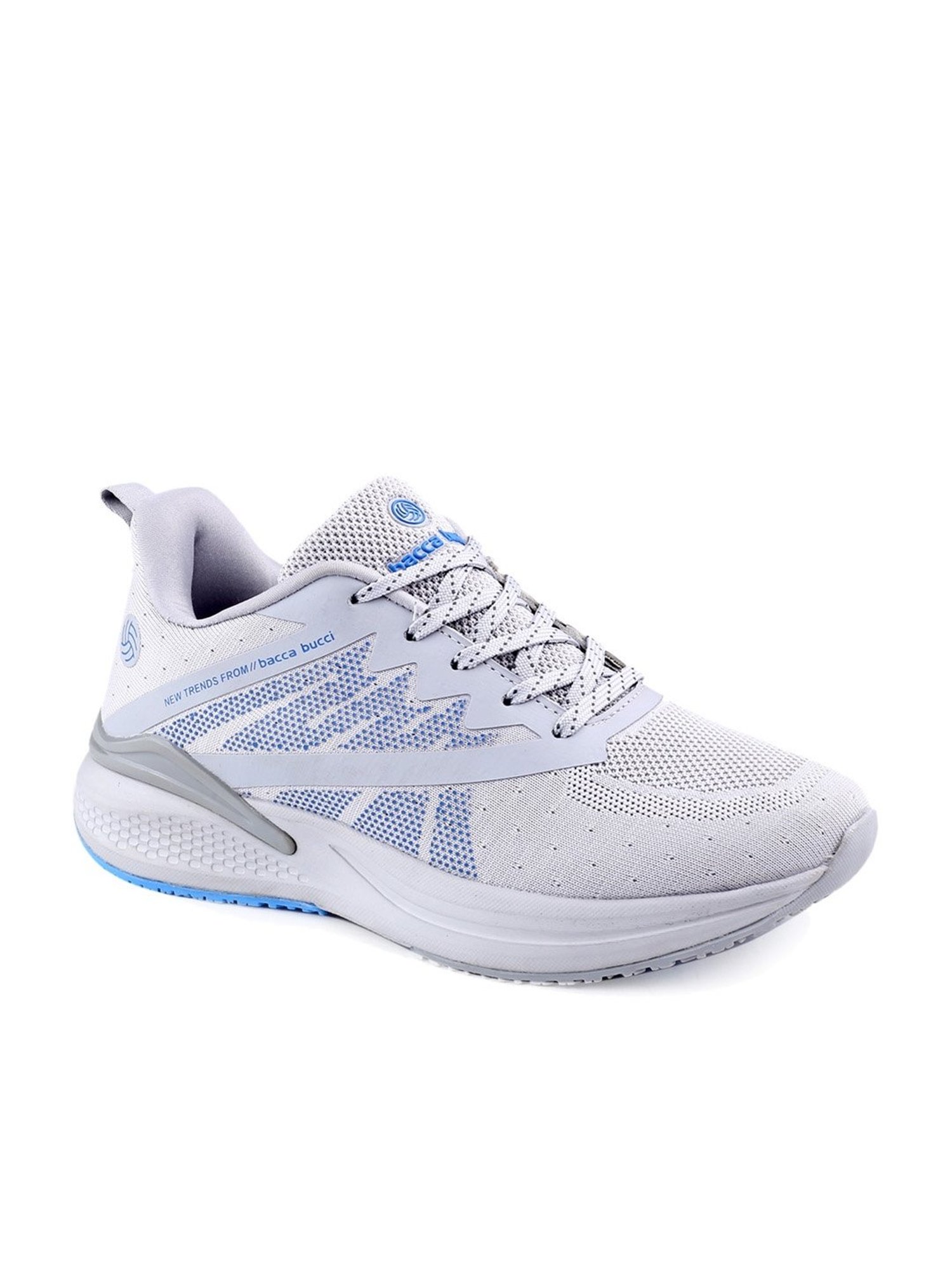 Bacca Bucci Men's ESSENTIAL Light Grey Running Shoes