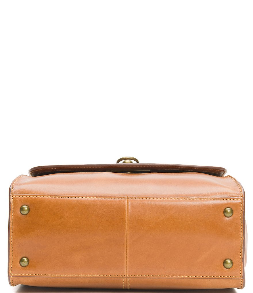 Frye Farrah Top Handle Leather Satchel Bag