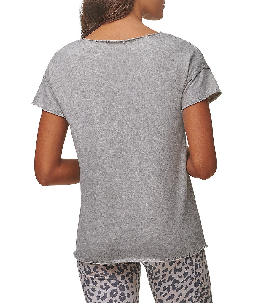 Marc New York Off Duty Boat Neck French Terry Tee