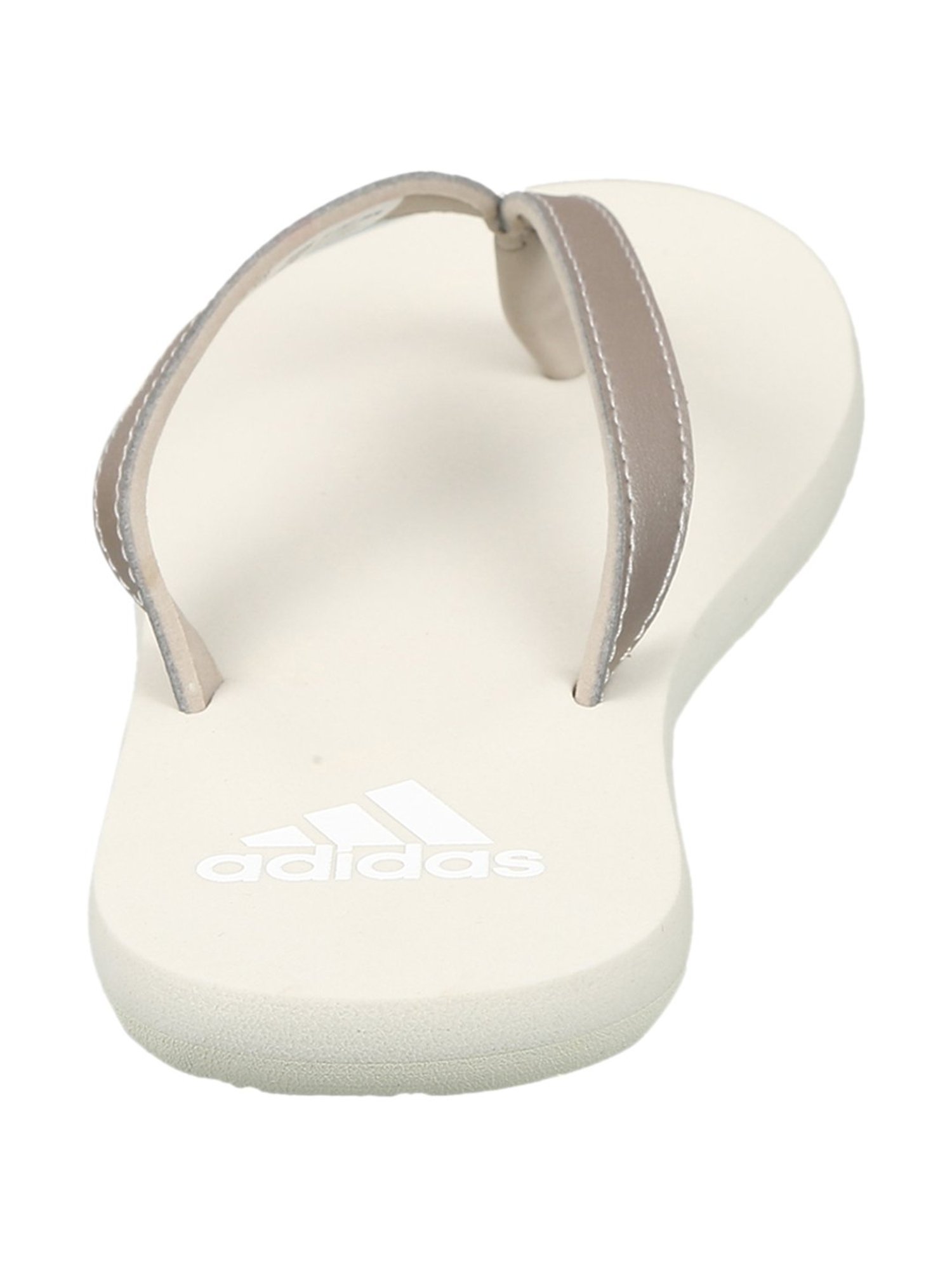 Adidas Women's Eezay Silver Flip Flops