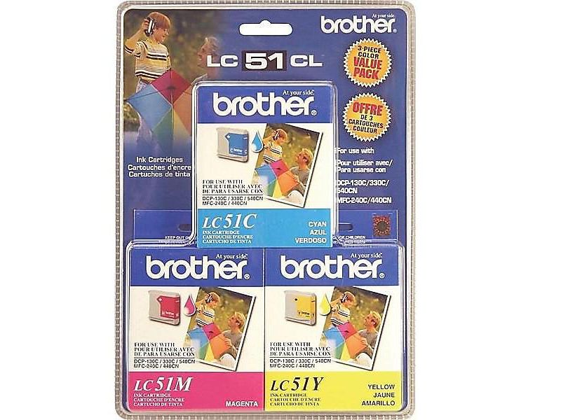 Brother LC513PKS Innobella Ink Cyan/Magenta/Yellow 3/PK 