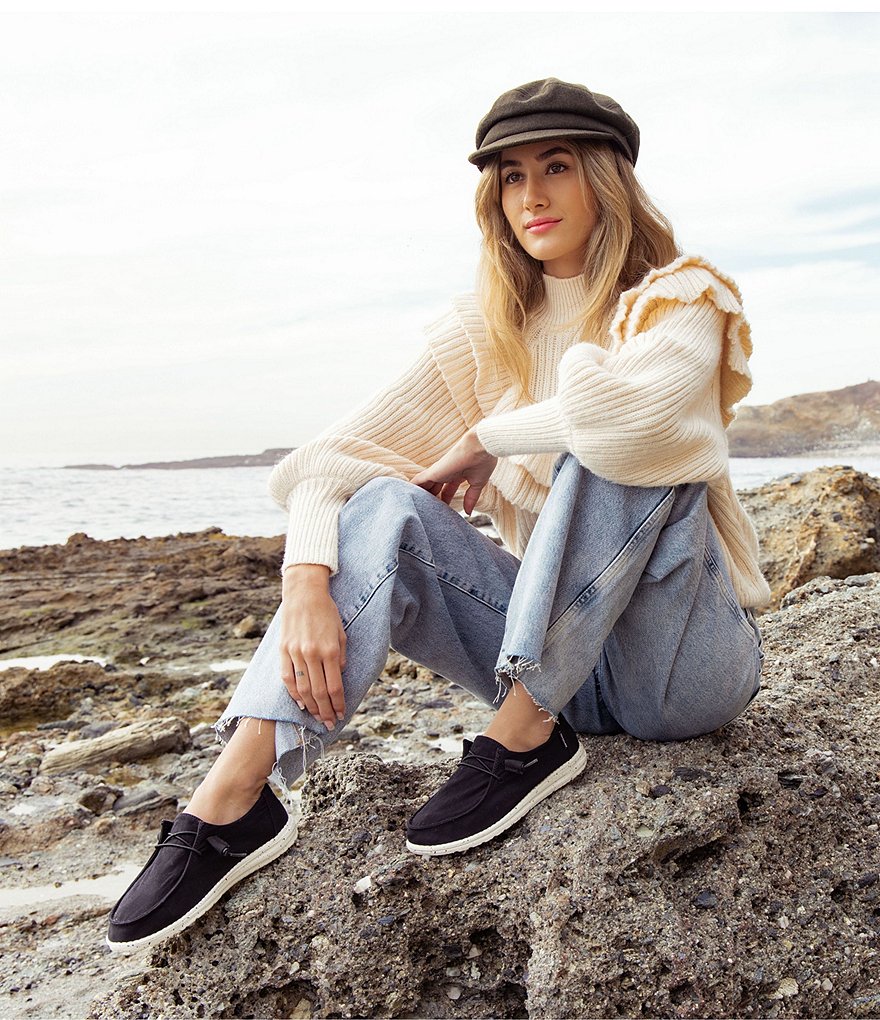 Hey Dude Women's Wendy Canvas Washable Slip-Ons