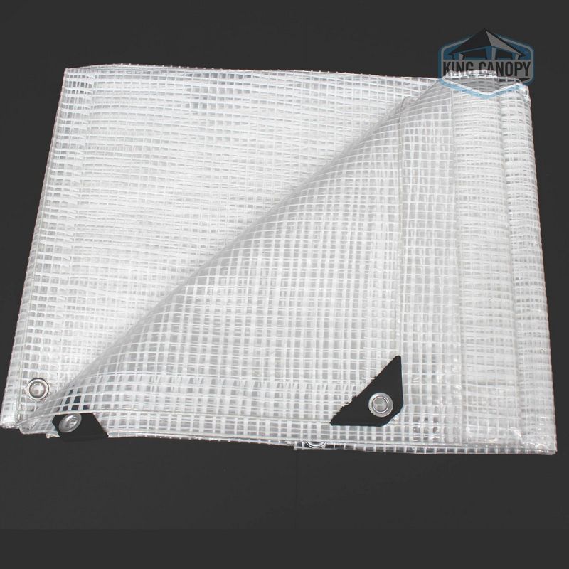 King Canopy 20'x20' Clear Poly Tarp