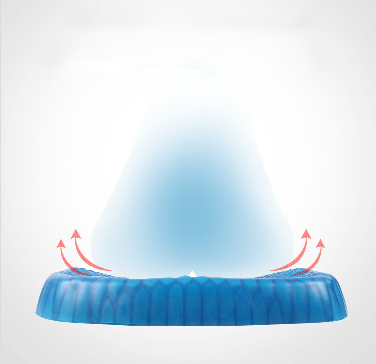 3D ice pad gel cushion non-slip soft and comfortable outdoor massage office chair cushion carpet