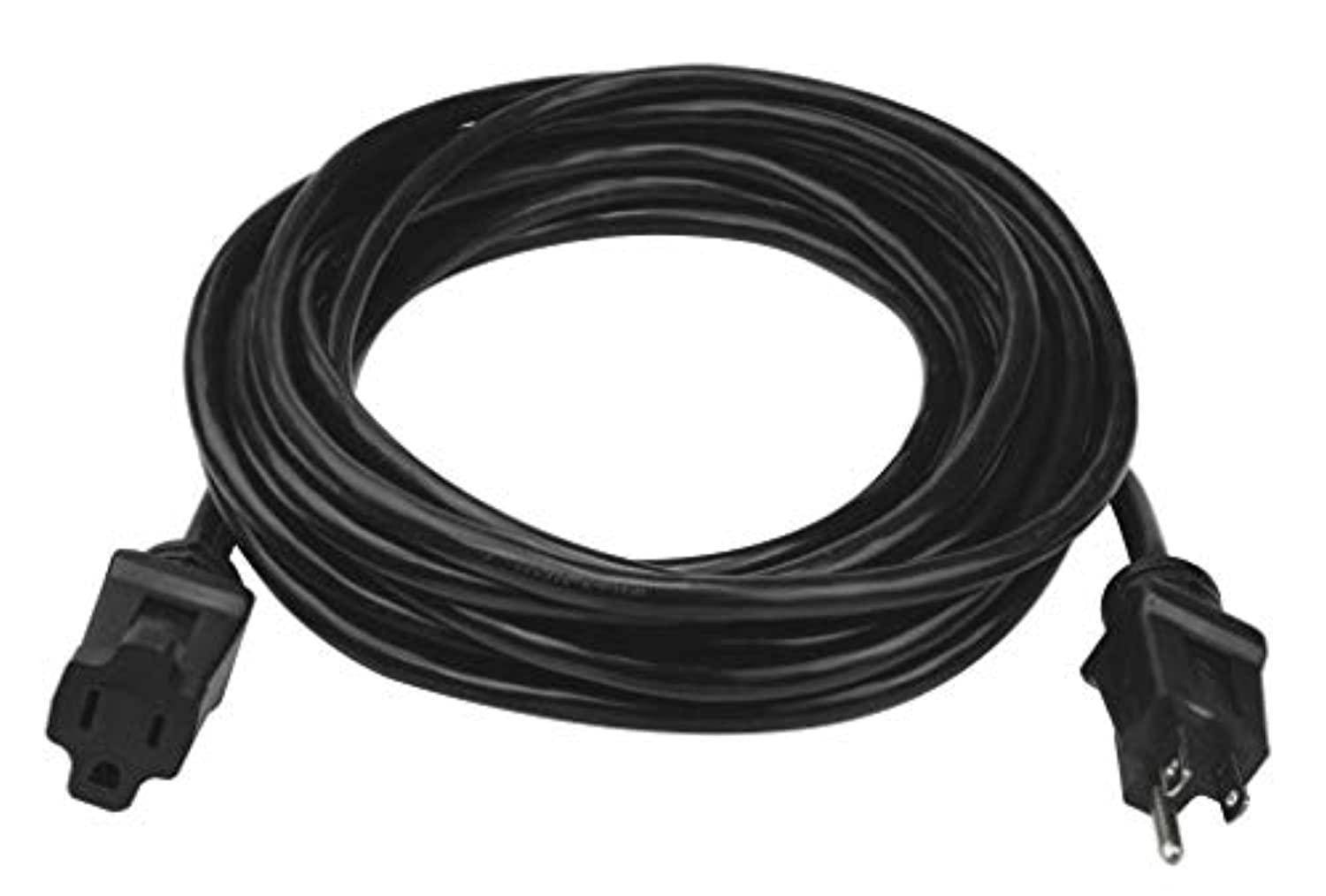 prime ec532725 25-foot 14/3 sjtow farm and shop extension cord, black