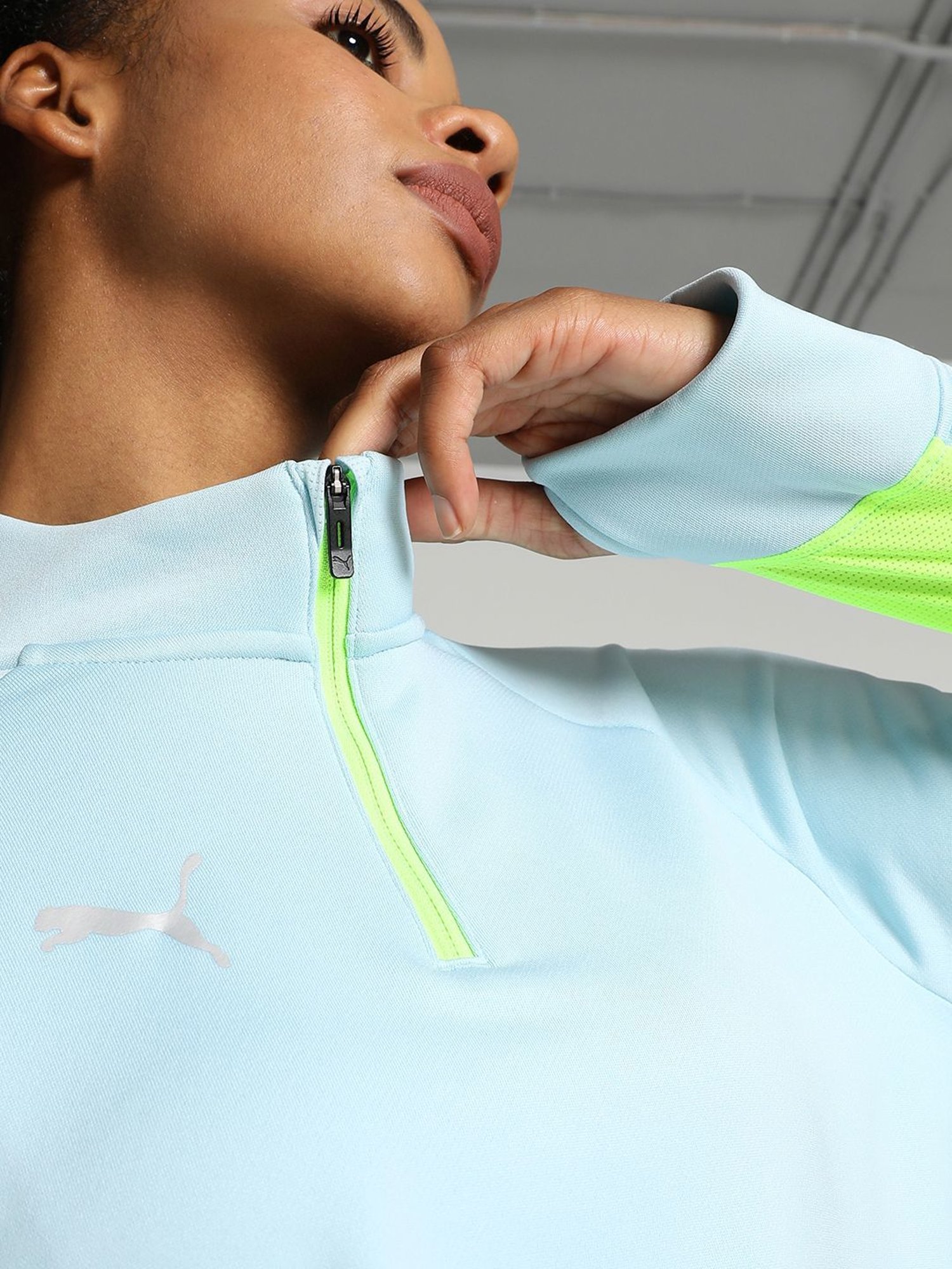 Amante Black Cotton Sports Sweatshirt