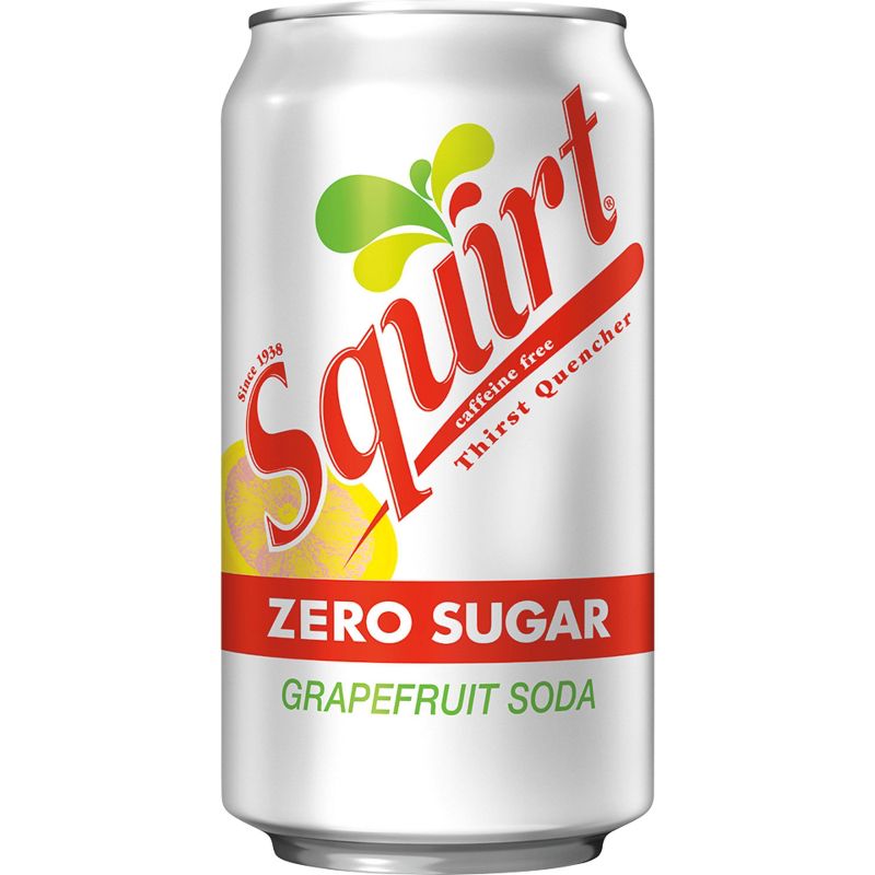 Squirt Zero Sugar Grapefruit Soda - 12pk/12 fl oz Cans