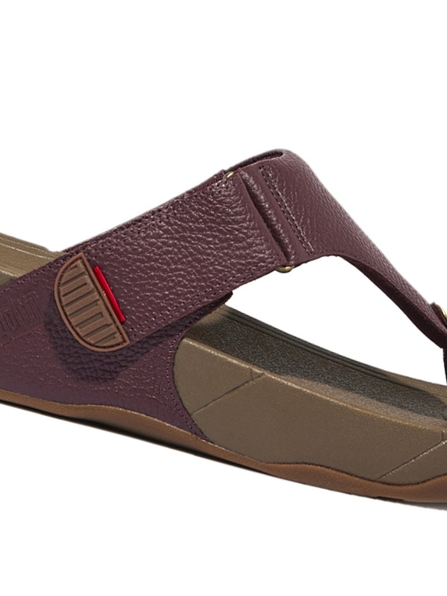 FitFlop Men's Wine Thong Sandals