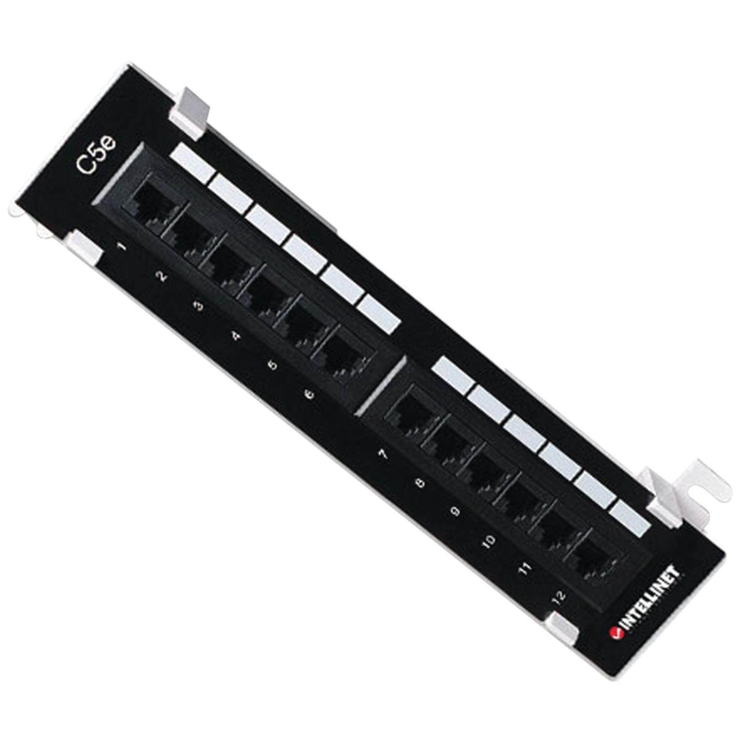 INTELLINET 162470 12 Port CAT5e Patch Panel