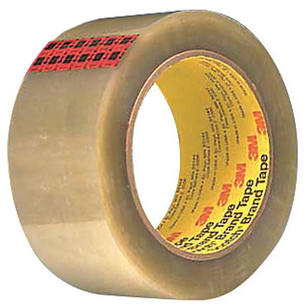 SCOTCH 351 Carton Tape,Polyester,Clr,48mmx50m,PK36