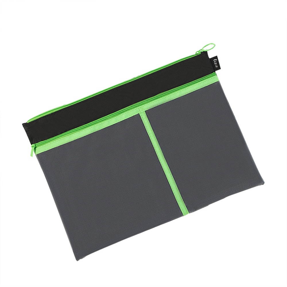 Fizz A4 Zippered Mesh Bag With Three Compartments And Visual Grid For Easy Cleaning Oxford Fabric Mesh Bag From XiaoMi YouPin