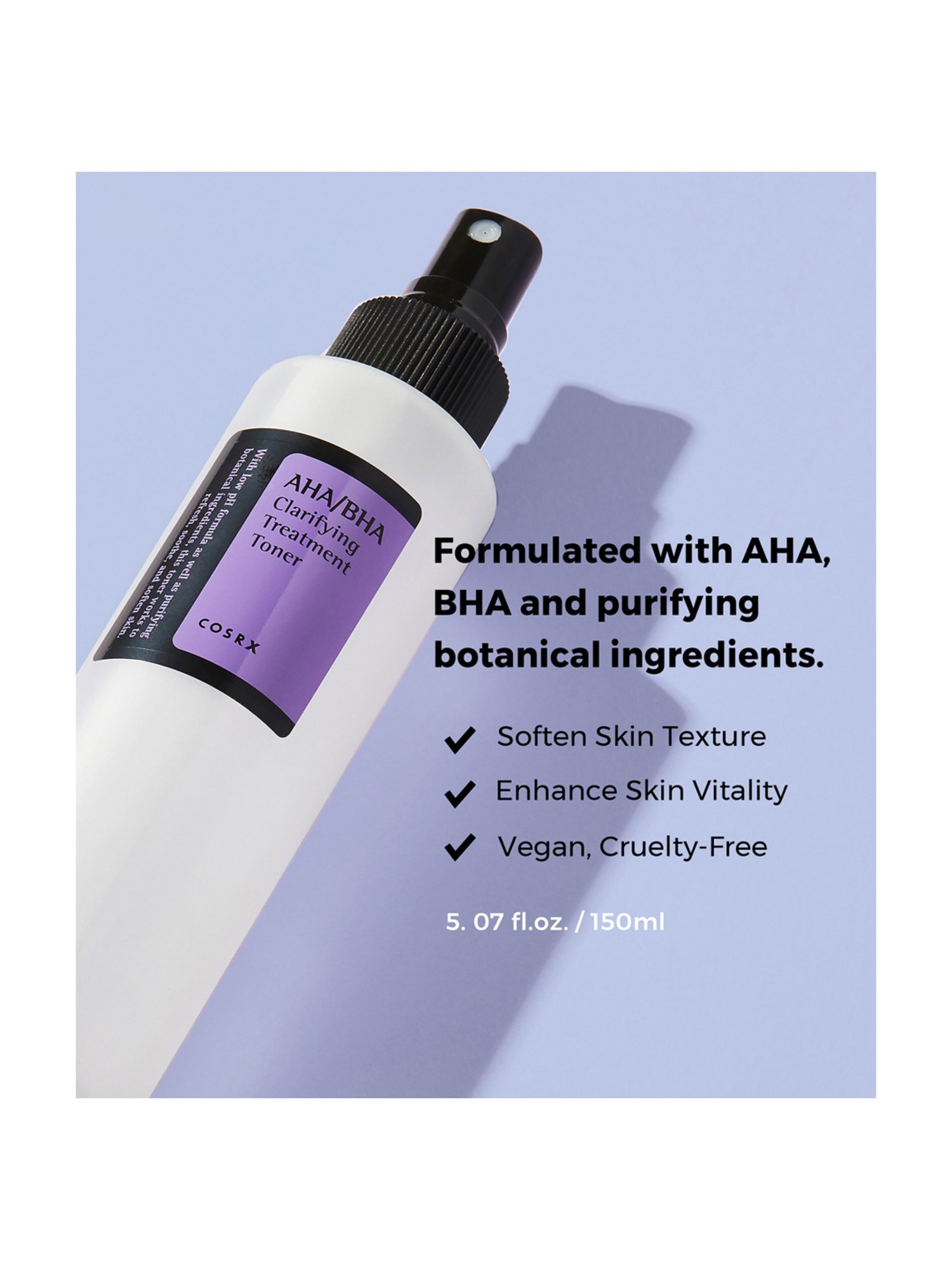 Cosrx AHA & BHA Clarifying Treatment Toner - 150 ml