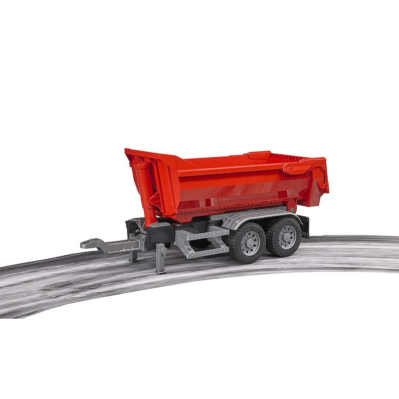 Bruder Half Pipe Truck Trailer, Blue