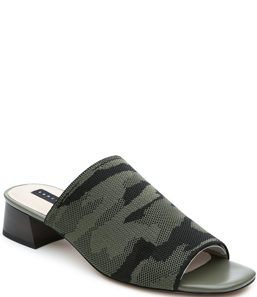 Sanctuary Rumble Camo Print Knit Slide Sandals