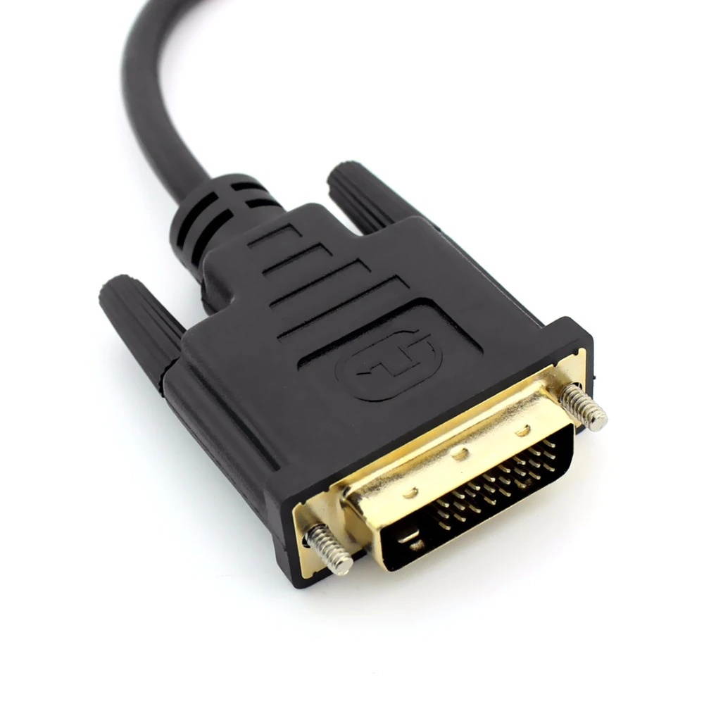 DVI to VGA Adapter 1080P DVI-D to VGA Adapter Cable Digital DVI 24+1 Male to 15 Pin VGA Female Video Converter for PC Display