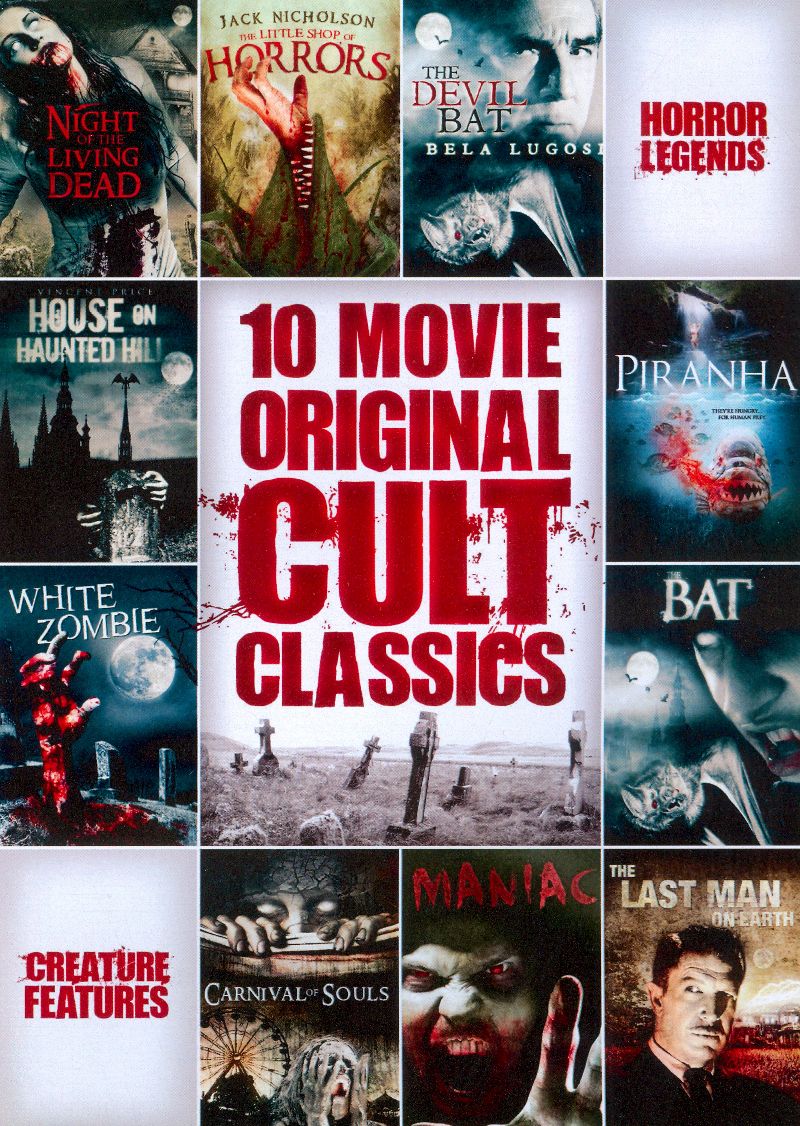 10-Film Horror Cult Classics Collection (DVD)(2012)