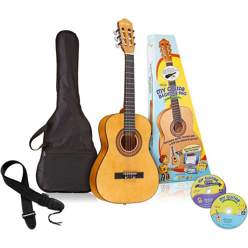 eMedia My Guitar 3/4 Nylon-String Beginner Acoustic Guitar Pack