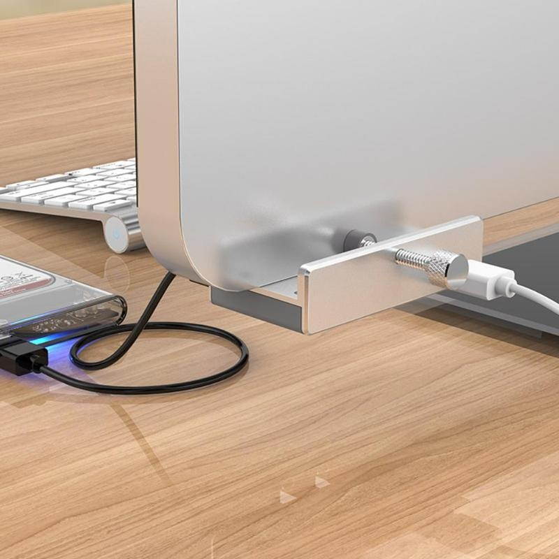 USB Hub High Speed Display 4 Ports USB 3.0 Usb Splitter for Desktop Laptop PC Computer Adjustable Clip Design