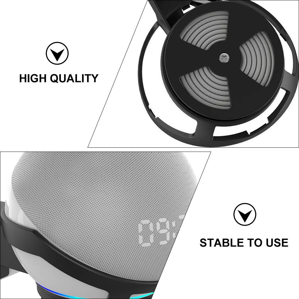 1 Pc Smart Speaker Holder Wall-mounted Bracket Compatible for Echo Dot 4