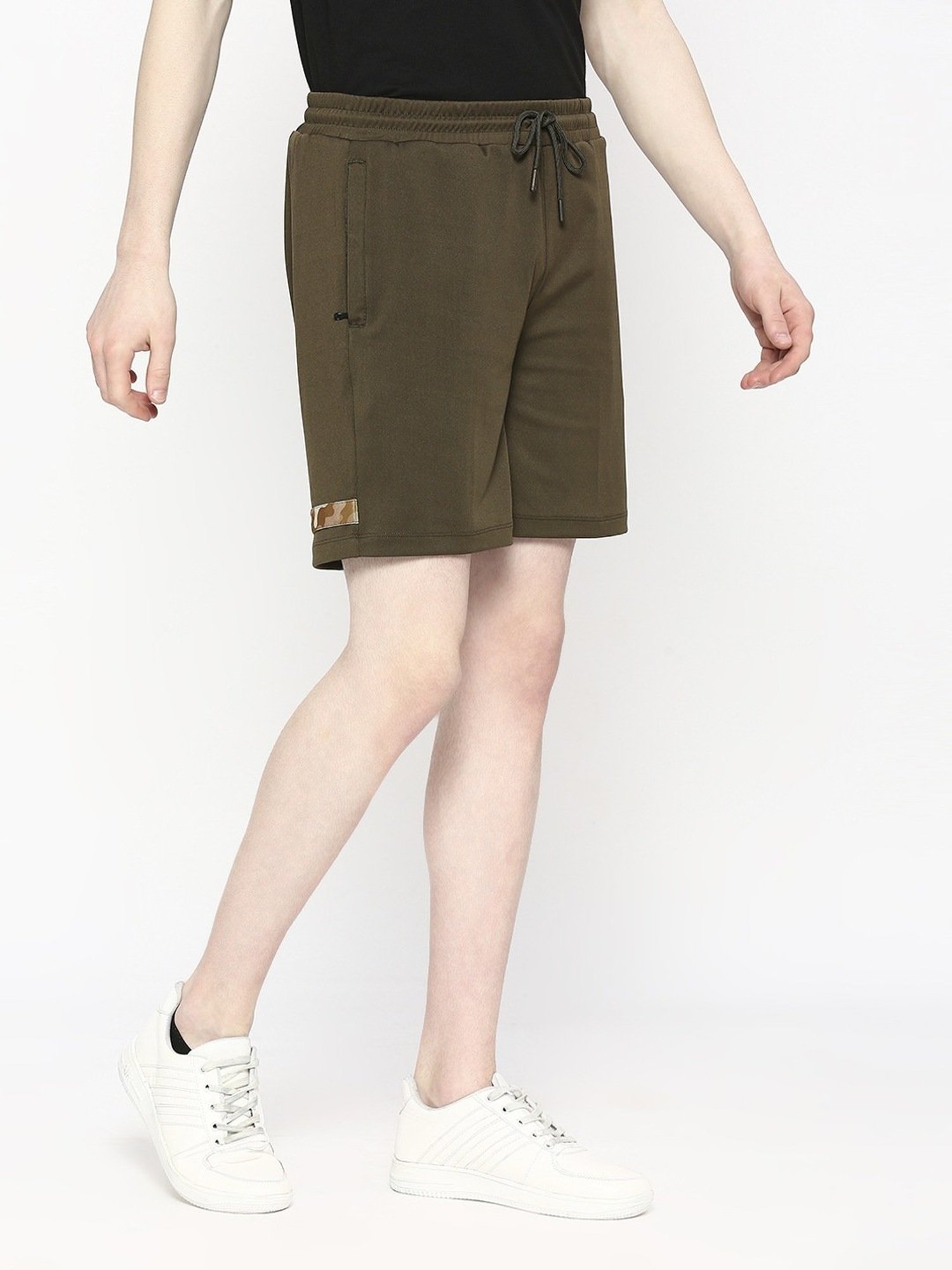 Fitz Olive Slim Fit Shorts