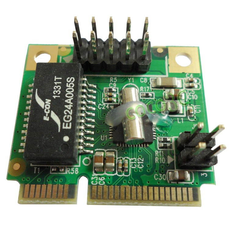 mini PCIe Gigabit Ethernet Network Card For Mini ITX mini PCI-e to RJ45 Port adapter 10/100/1000 Base-T Network LAN Controller