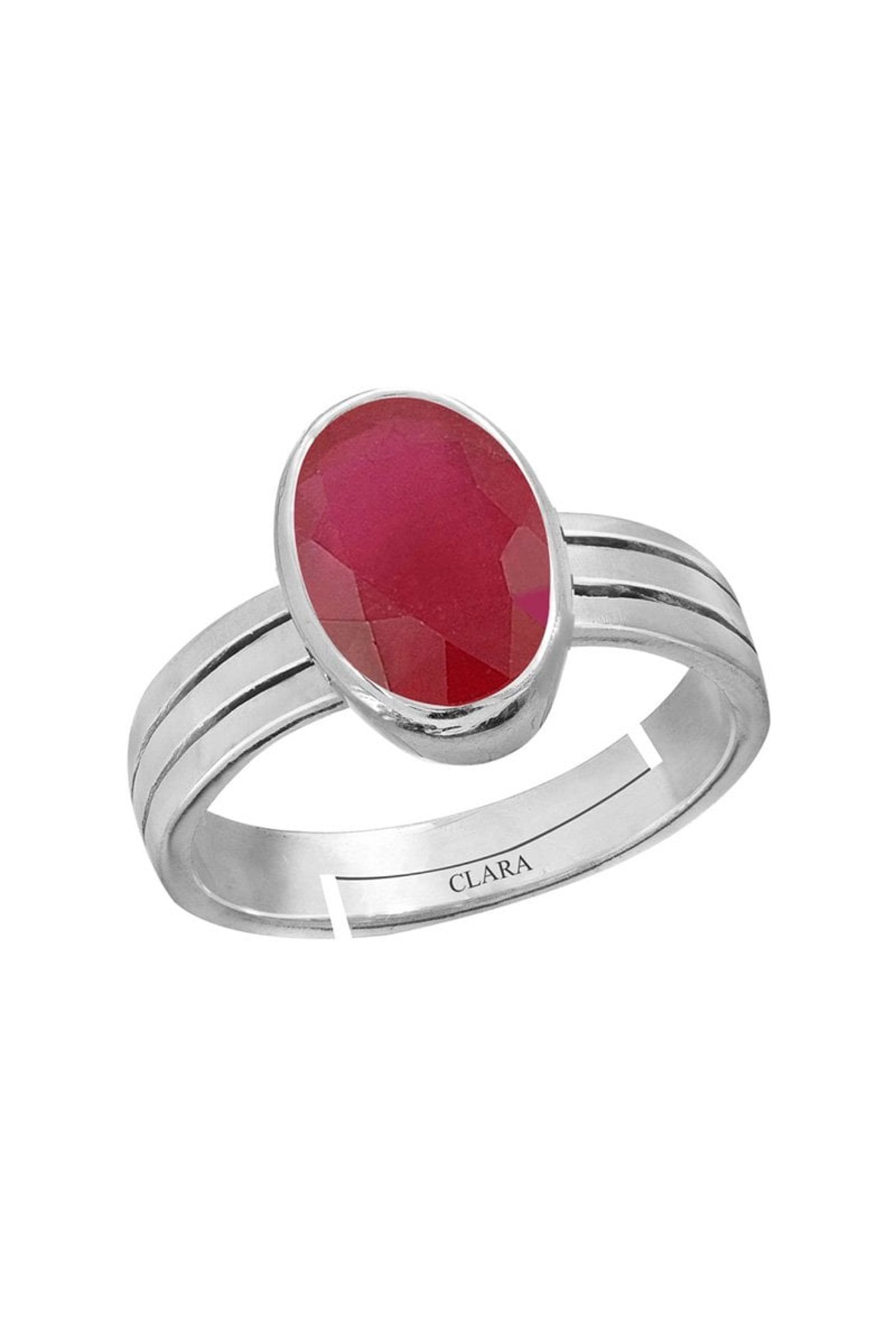 Clara Ruby Manik 6.5cts or 7.25ratti Ring