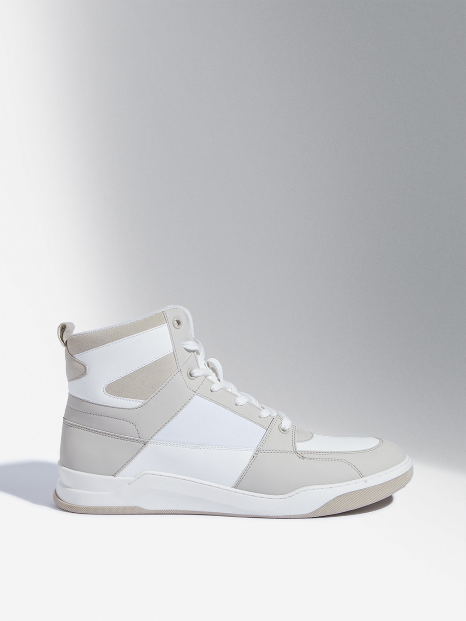 SOLEPLAY by Westside Off-White High-Top Boots