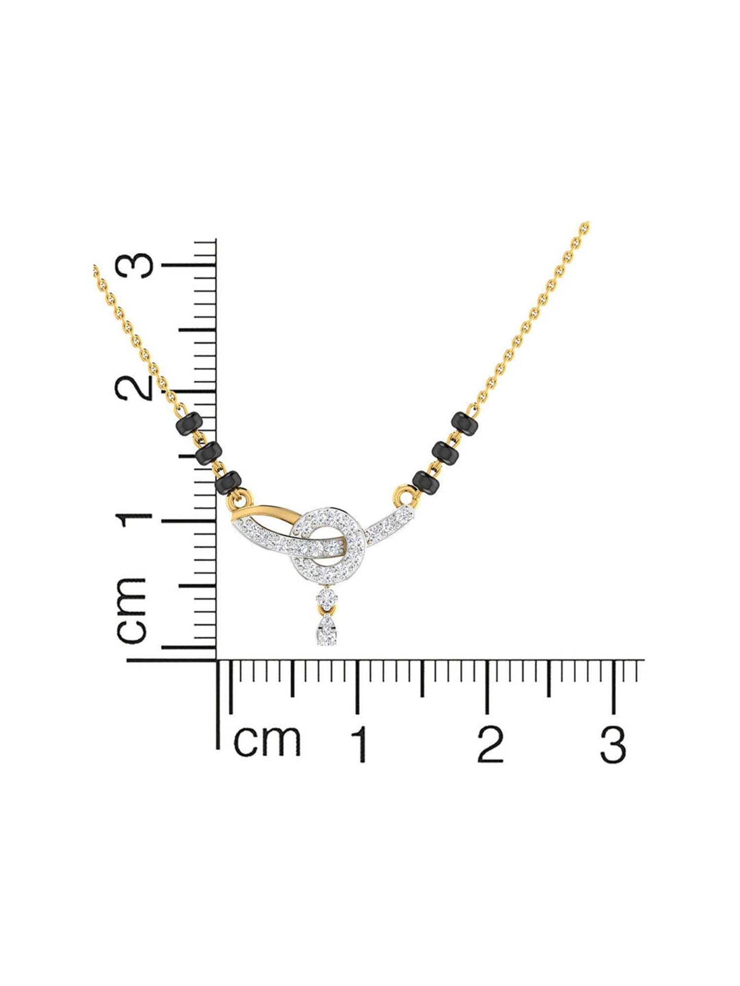 Waman Hari Pethe Jewellers 18k Gold & Diamond Mangalsutra for Women