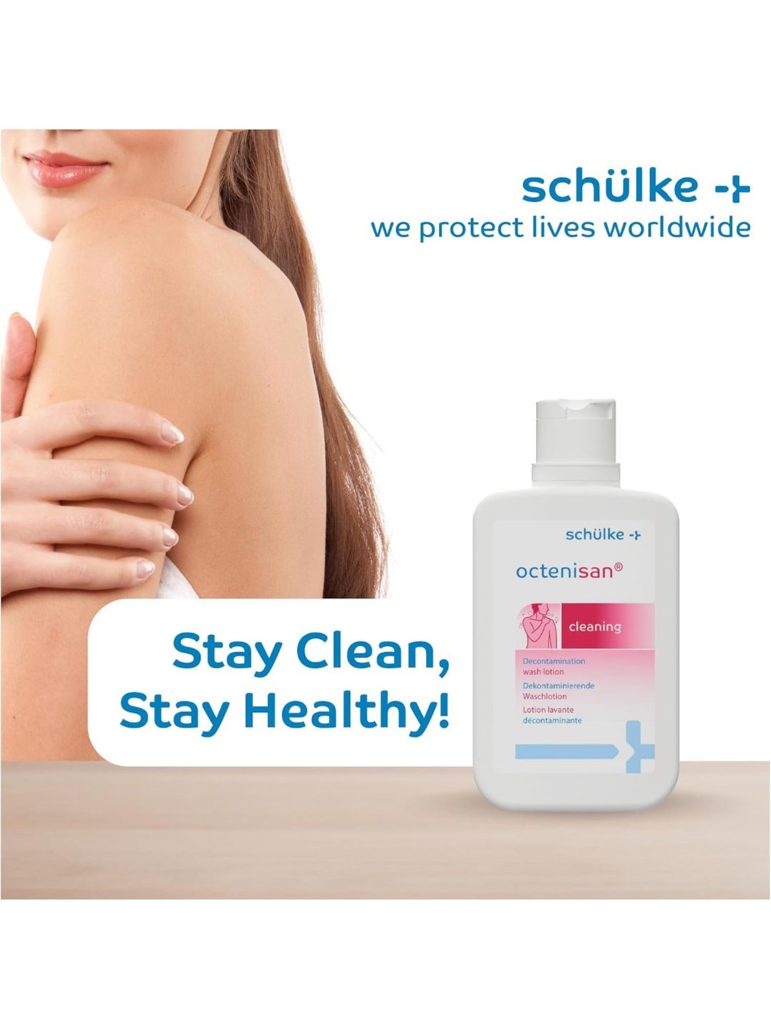 Octenisan Wash Lotion Suitable for Body and Hair Wash Pack of 3, 150ml (White)