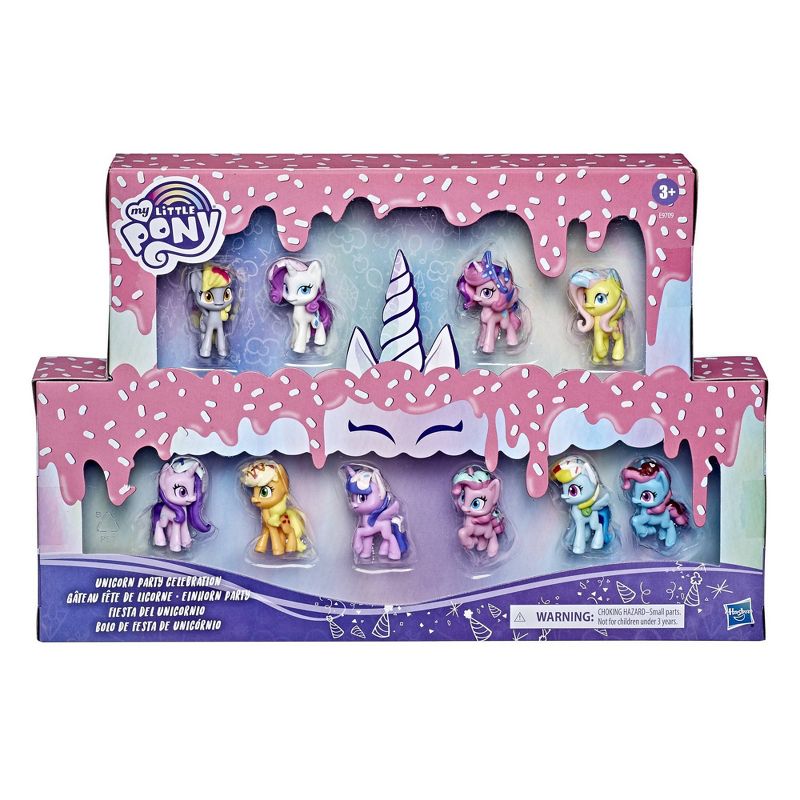 My Little Pony Unicorn Party Celebration 10 Birthday Party-Themed Pony Figures