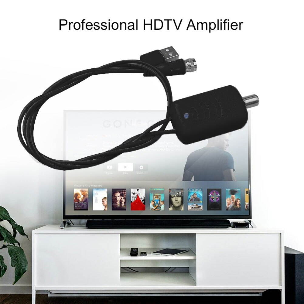 25DB TV Antenna Signal Amplifier Booster Low Noise Easy Installation HD TV Antenna Signal Booster Antenna For HD Antenna Channel