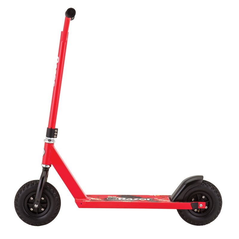 Razor RDS Pro Dirt Off-Road All Terrain Oversized Kick Scooter, Red