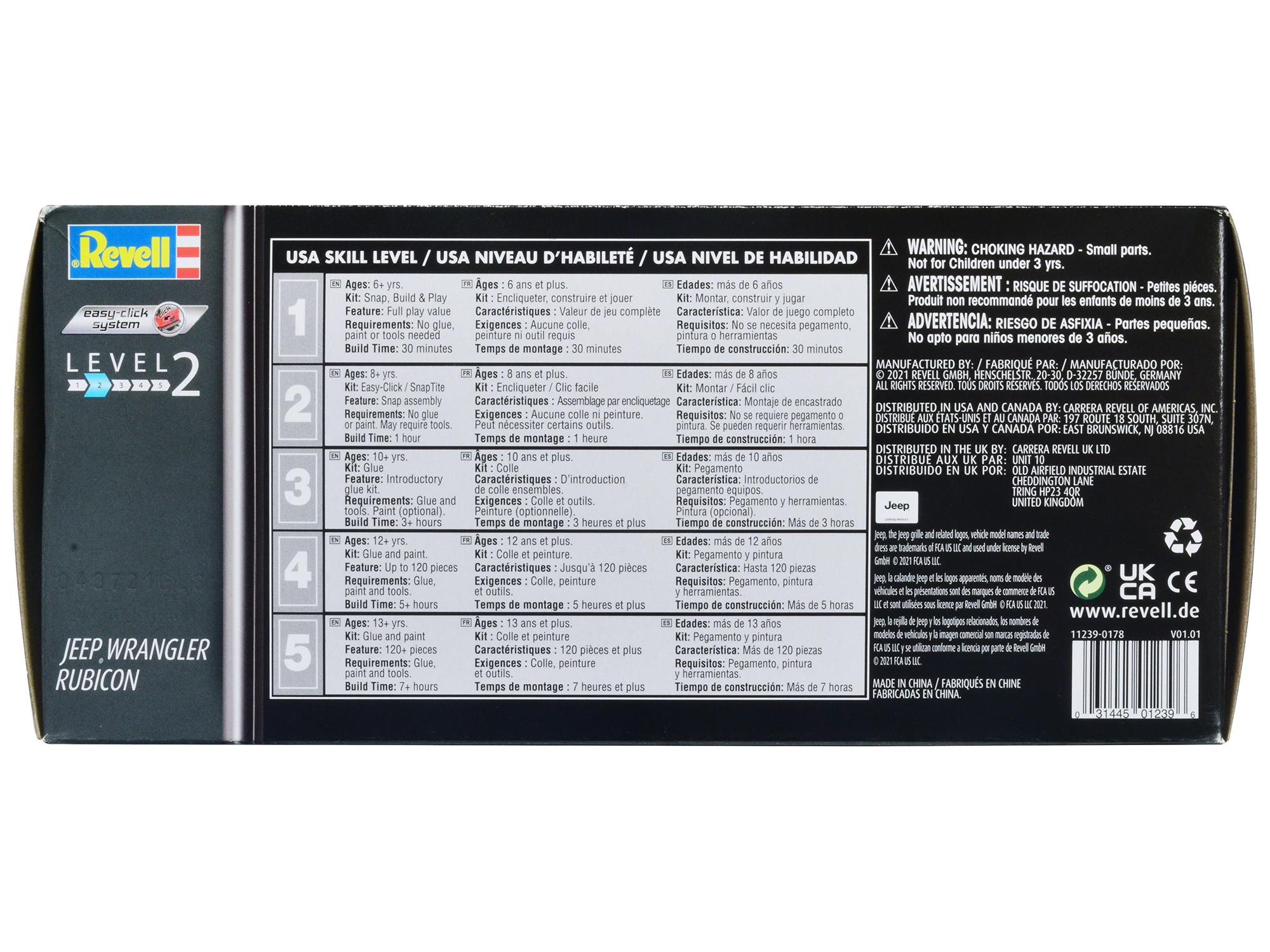 Level 5 Model Kit 1977 Jeep CJ-7 2-in-1 Kit 1/24 Scale Model by Revell