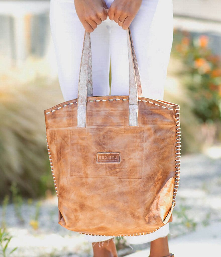Bed Stu Skye II Distressed Leather Tote Bag
