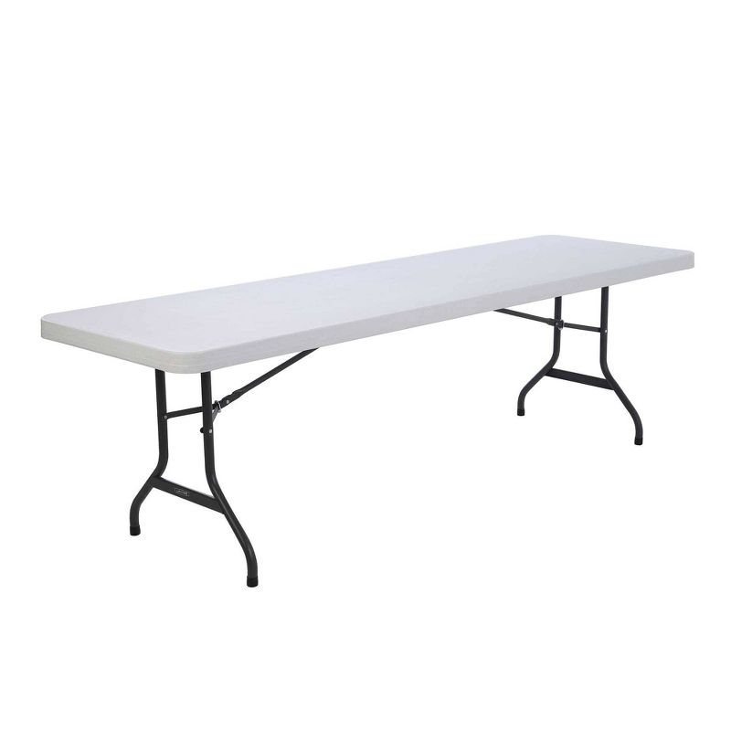 Folding Table with 8 Chairs White - Lifetime