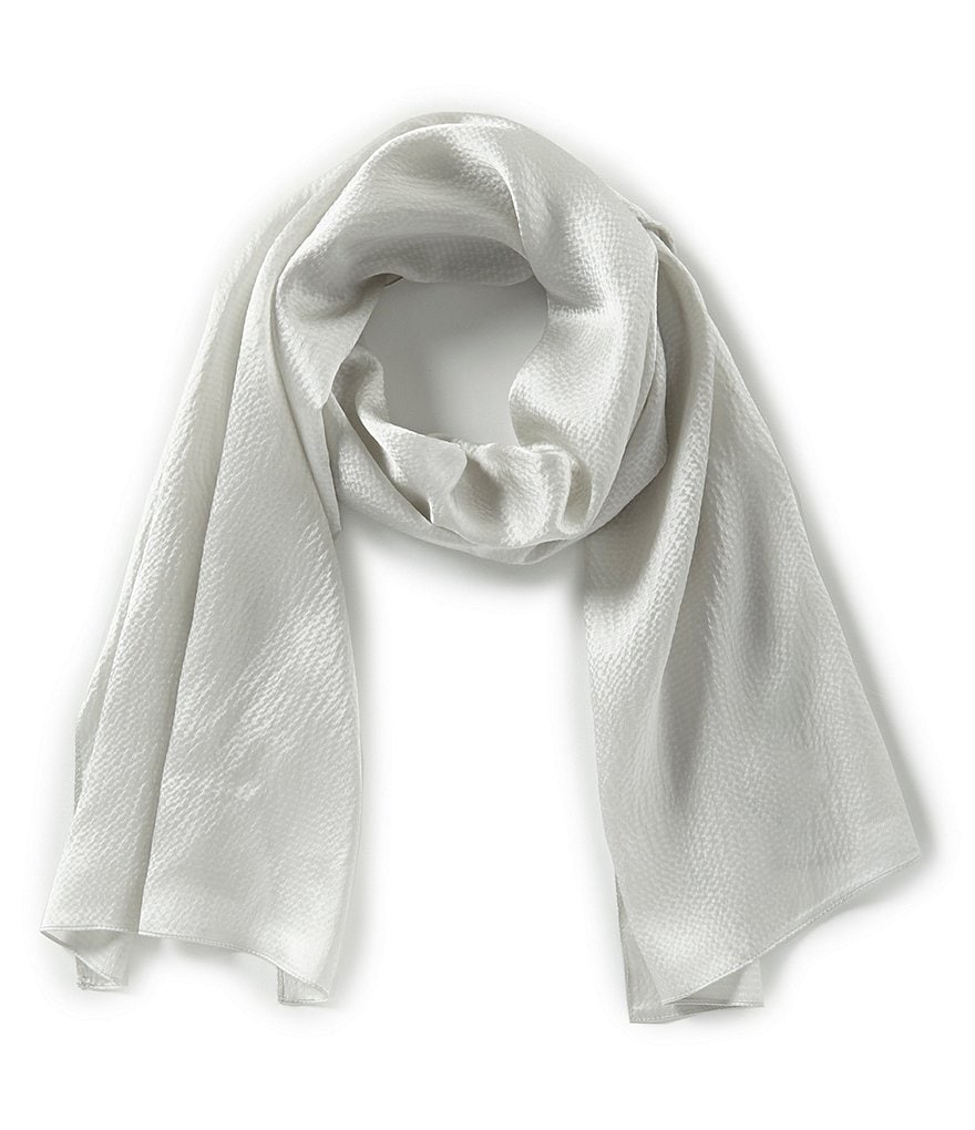 Echo Hammered Silk Oblong Scarf