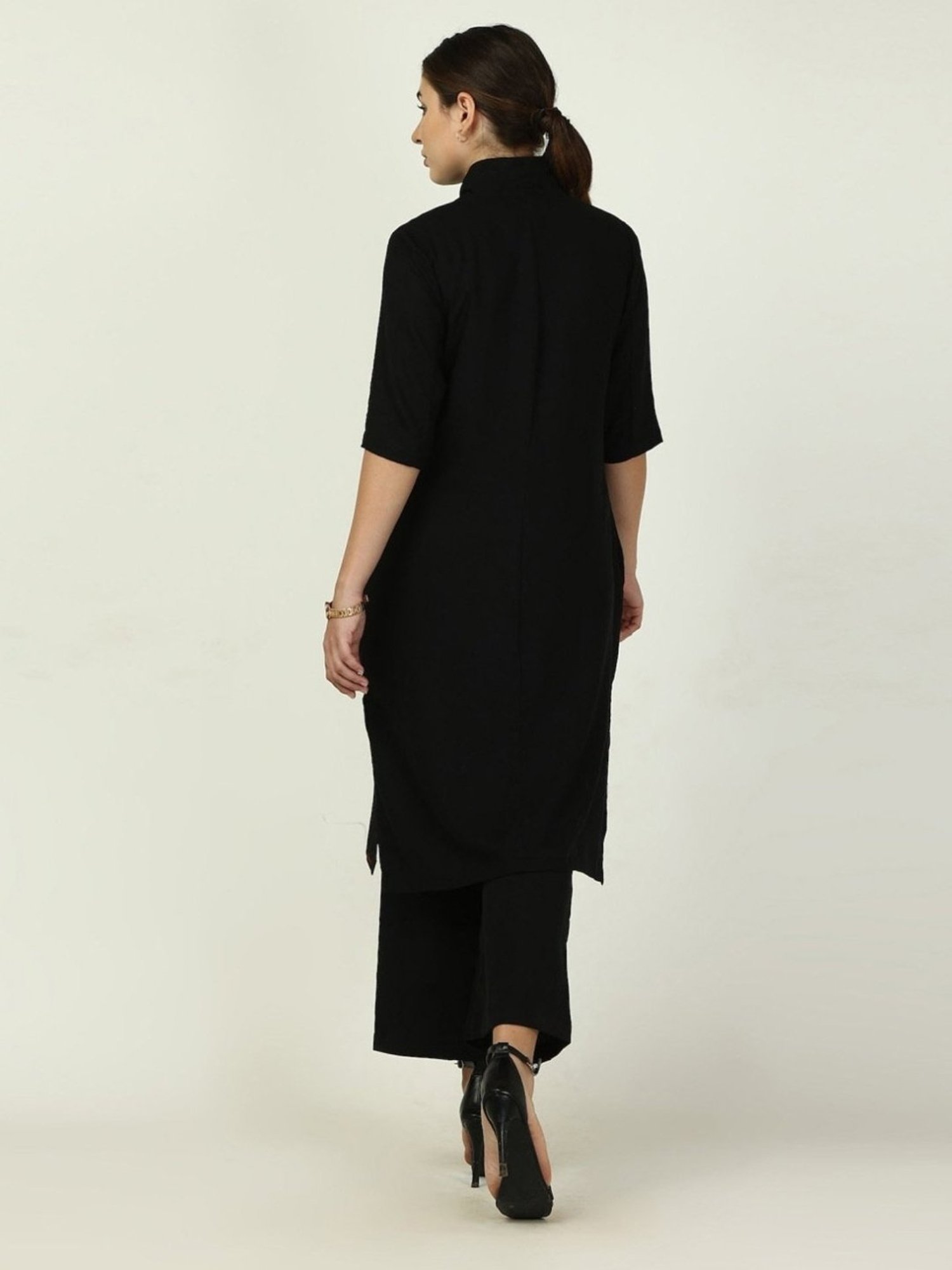 Saltpetre Black Summer Essentials Dakota Long Shirt