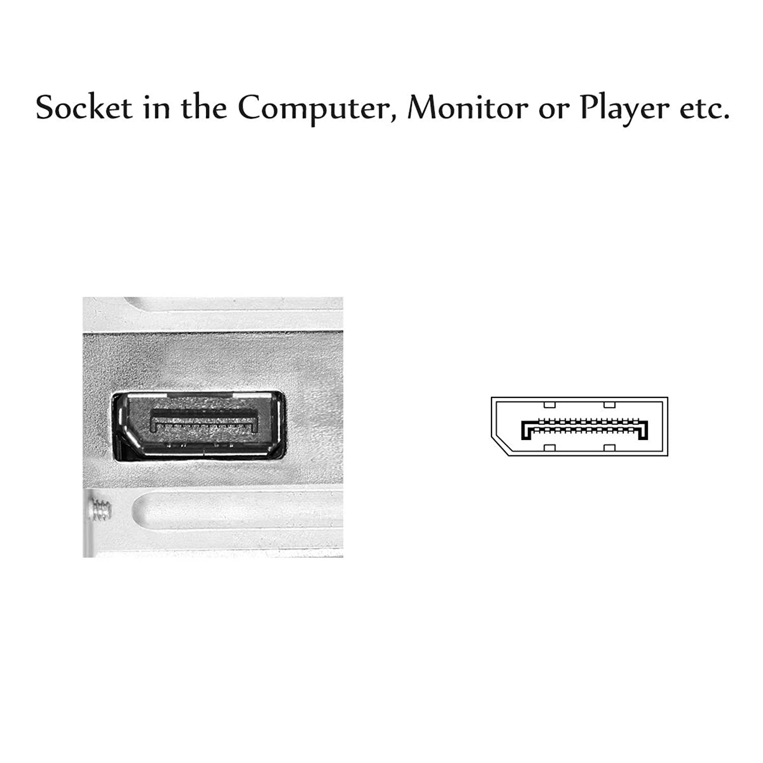 Cables Direct Online 100FT SVGA Monitor Cable, Male to Male 1080P Super VGA Display Cord for PC Projector Laptop TV