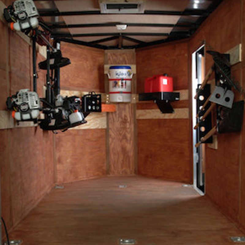 Buyers LT25 Landscaping Construction Truck and Trailer Carbon Steel Adjustable Strap Round 5 Gallon Water Cooler Rack, Black