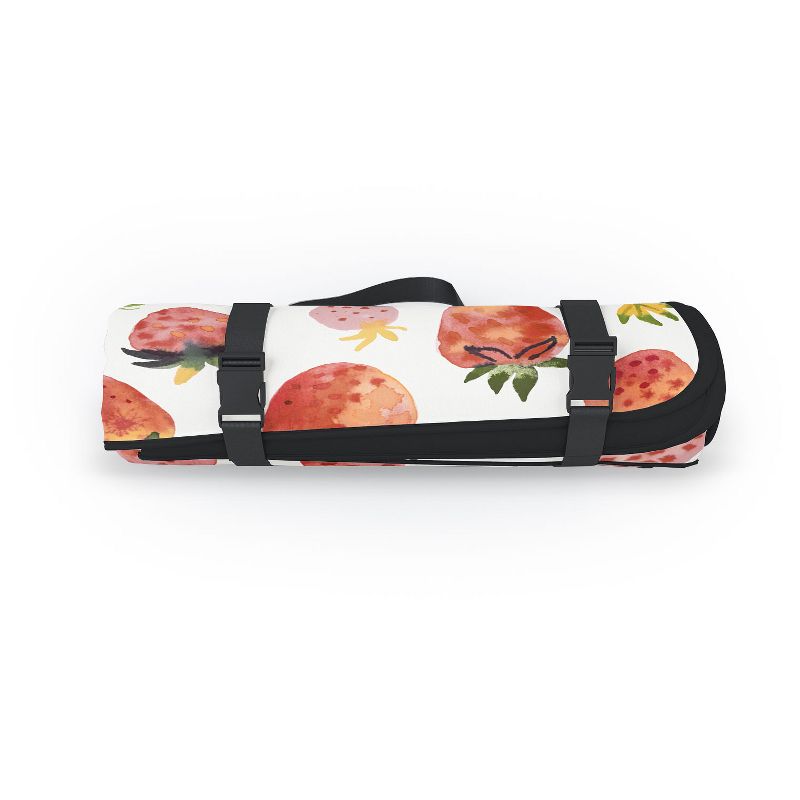 Ninola Design Strawberries Countryside Summer Picnic Blanket - Deny Designs