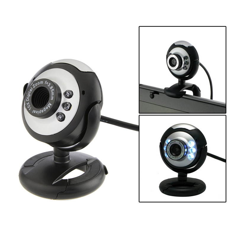 USB Web Camera, HD Webcam with Microphone for PC Computers Laptops, USB Clip-On Web Cam 360 Degree Rotatable for Notebook Laptop